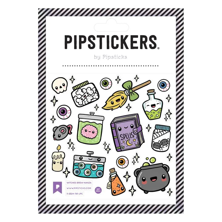Pipsticks Witches Brew-nanza Halloween Sticker Sheet