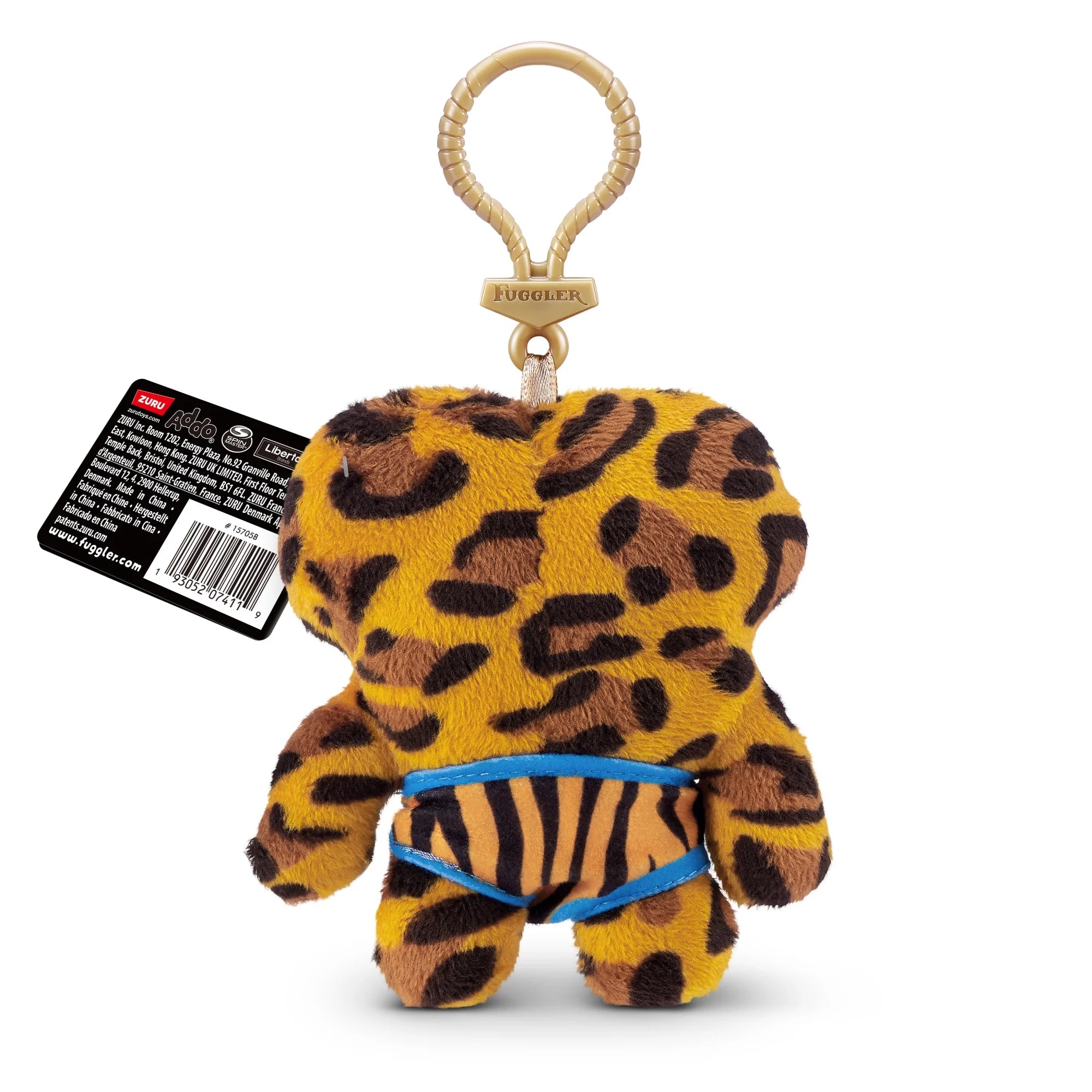 Zuru Fugglers 5 Inch Plush Keyring - Annoyed Alien Leopard