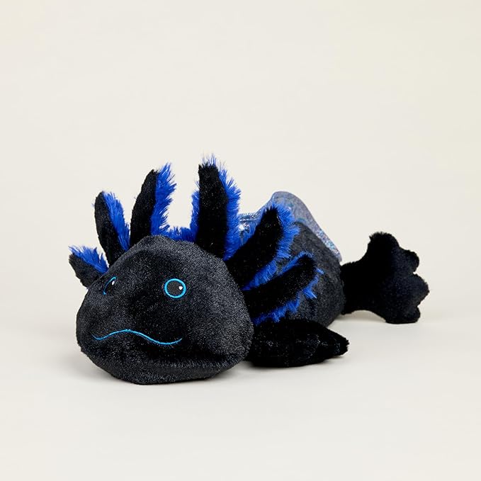Warmies 13 Inch Black Axolotl Microwavable Plush Toy - Owl & Goose Gifts