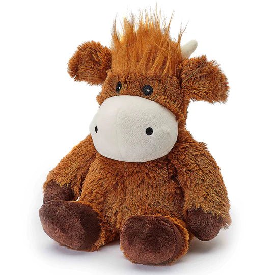 Warmies 13 Inch Highland Cow Microwavable Plush Toy - Owl & Goose Gifts