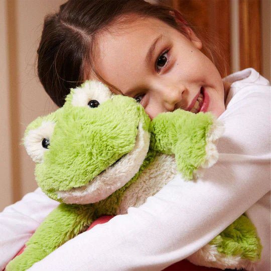 Warmies 13 Inch Frog Microwavable Plush Toy - Owl & Goose Gifts