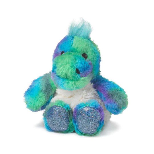 Warmies 9 Inch Junior Rainbow Dinosaur Microwavable Plush Toy - Owl & Goose Gifts