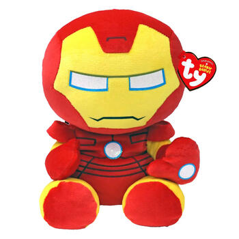 Ty Beanie Babies 8 Inch Iron Man Marvel Plush Toy