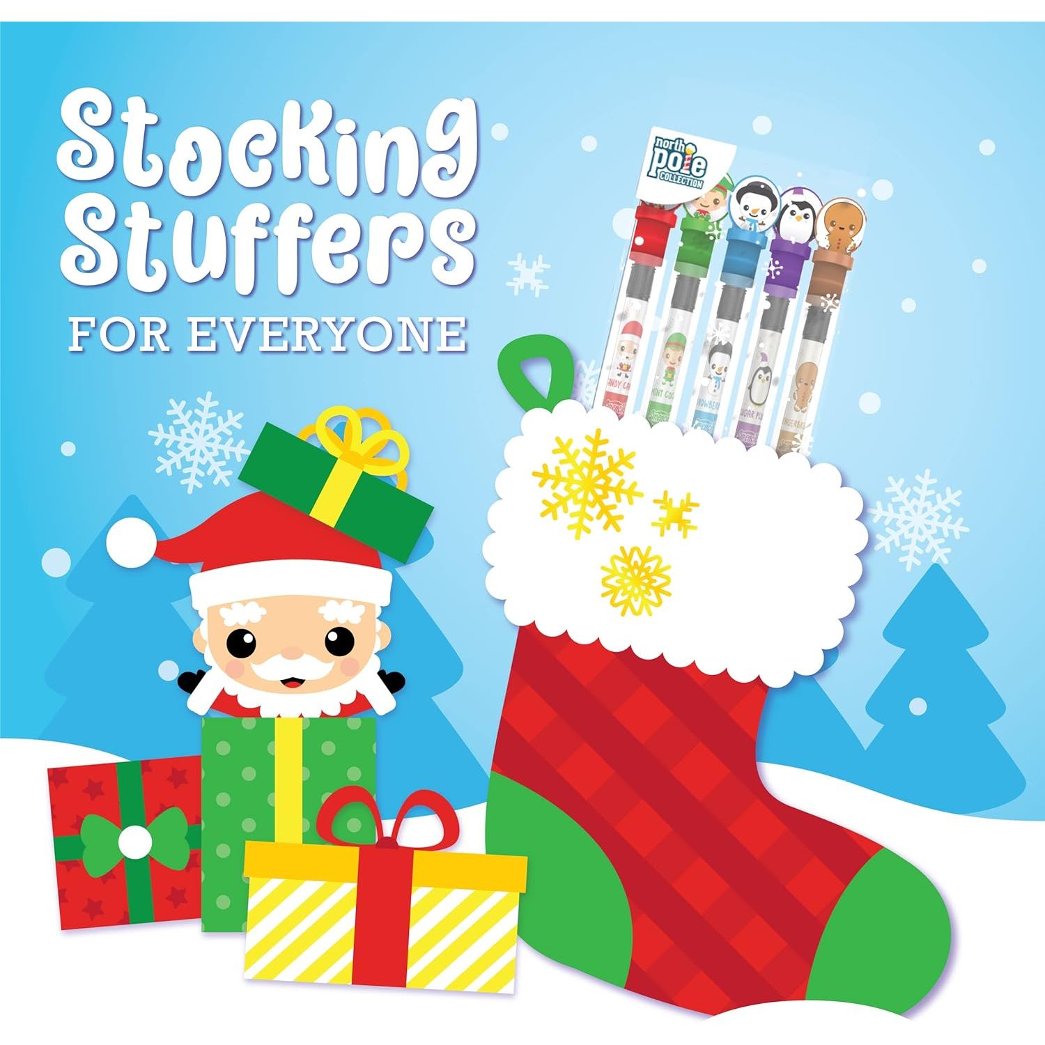 Scentco Smencils Holiday Scented Pencils - 5 Pack