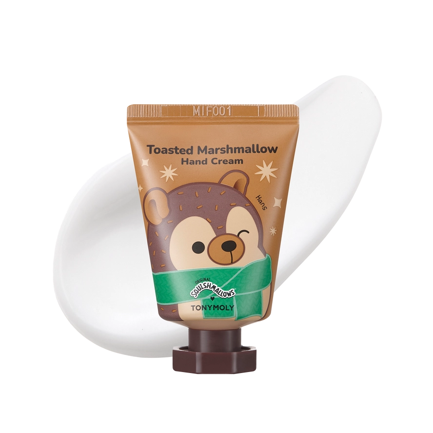 Squishmallow X TONYMOLY Hans Toasted Marshmallow Holiday Hand Cream