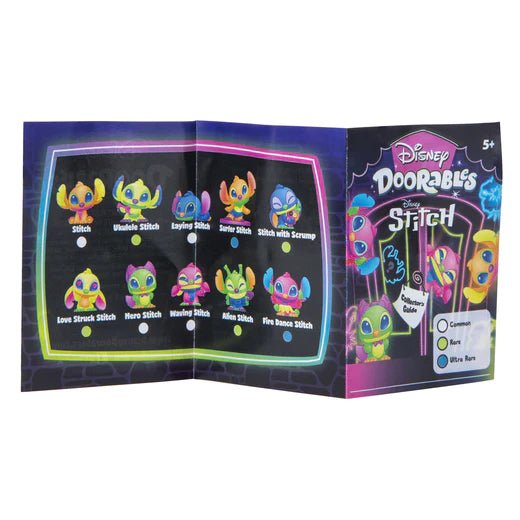 Disney Doorables Blacklight Series Stitch - 1 MYSTERY BAG - Owl & Goose Gifts