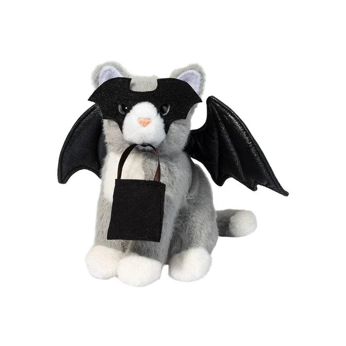 Douglas 7 Inch Bat Cat Halloween Plush Toy