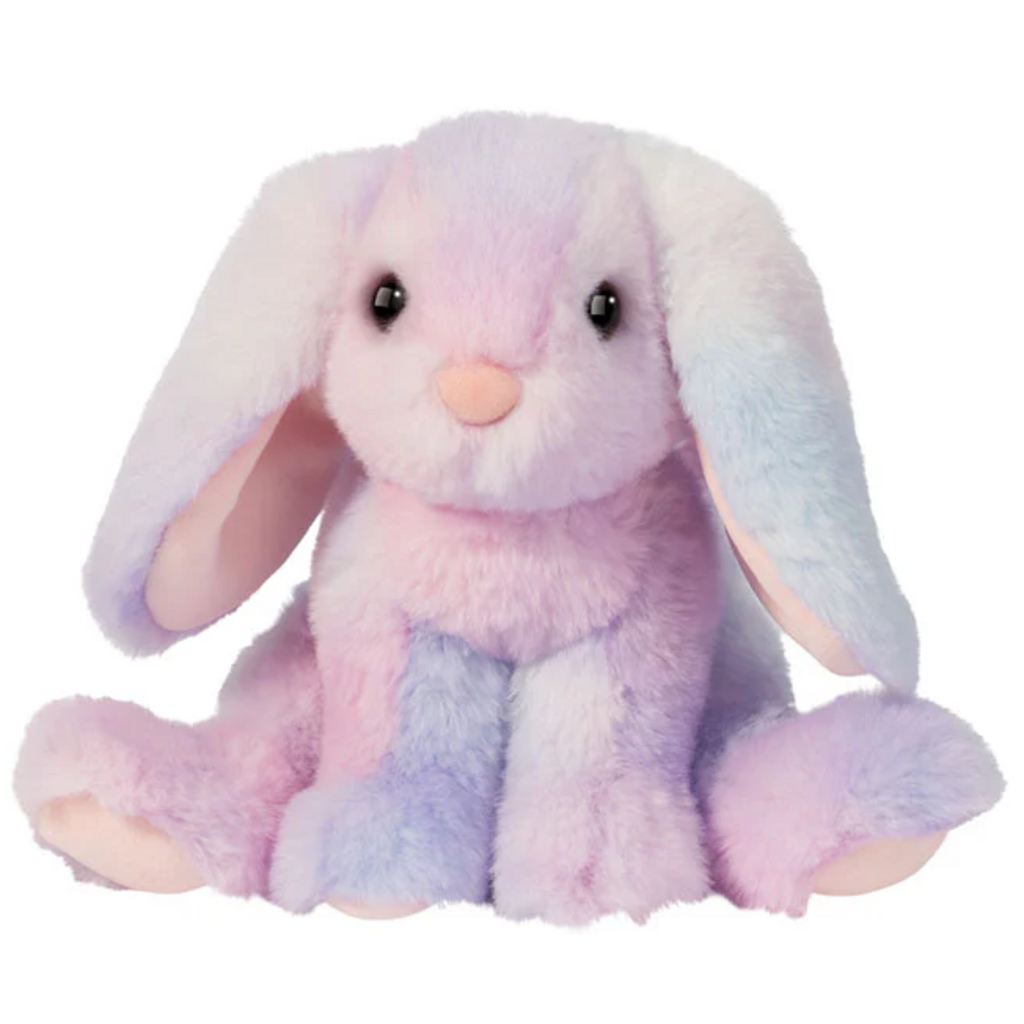 Douglas 7 Inch Dreamie the Tie Dye Bunny MINI Soft Plush Toy