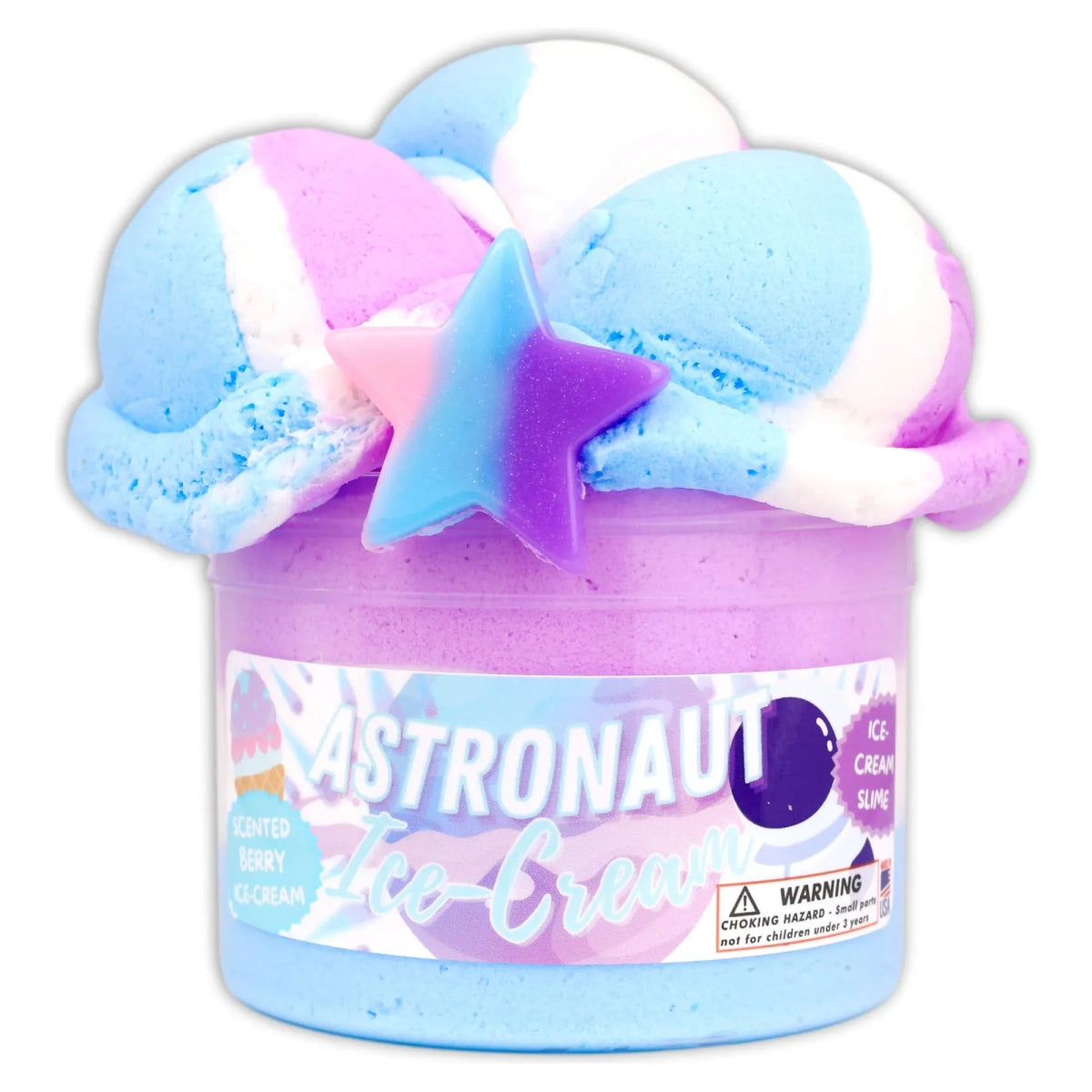 Dope Slimes 8 oz Astronaut Ice Cream Slime - Owl & Goose Gifts
