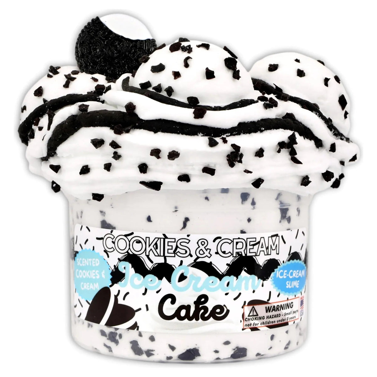 Dope Slimes 8 oz Cookies & Cream Ice Cream Slime - Owl & Goose Gifts