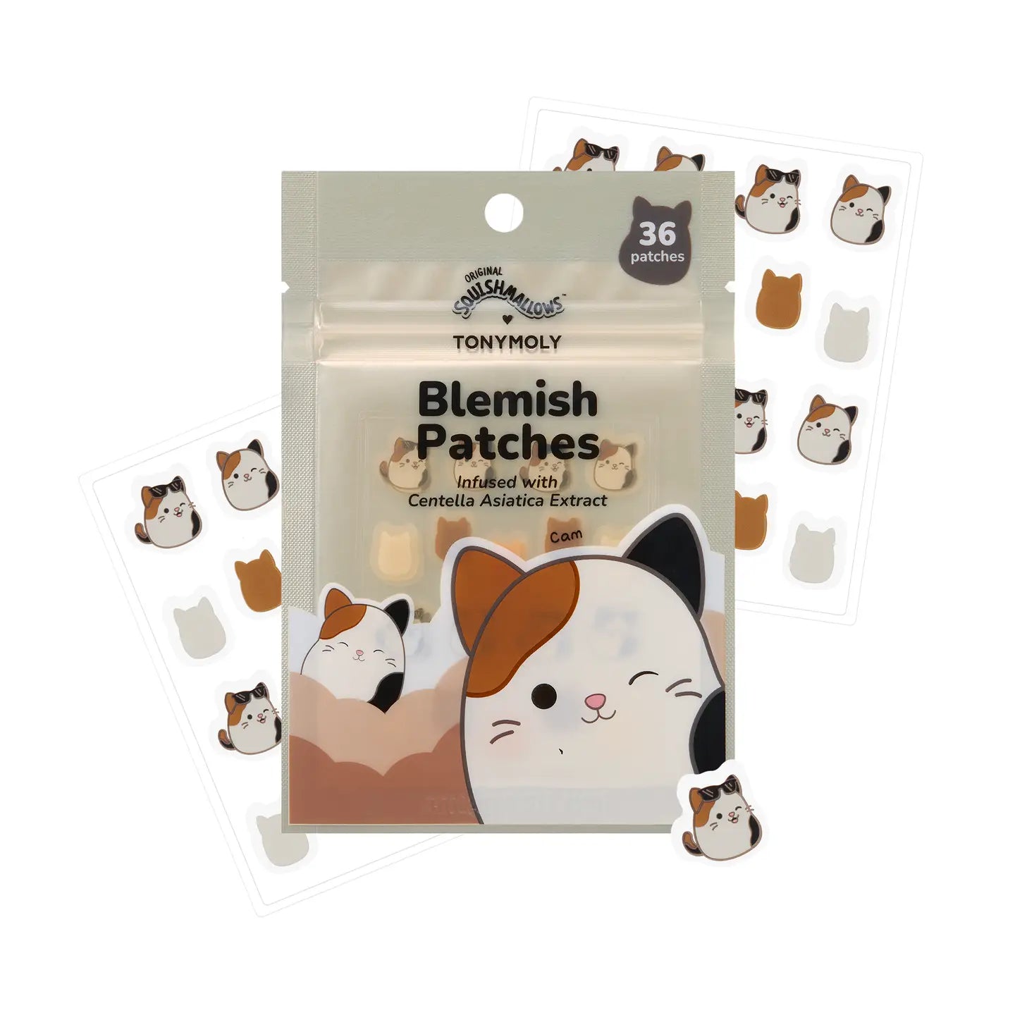 Squishmallow X TONYMOLY Cam Blemish Patches
