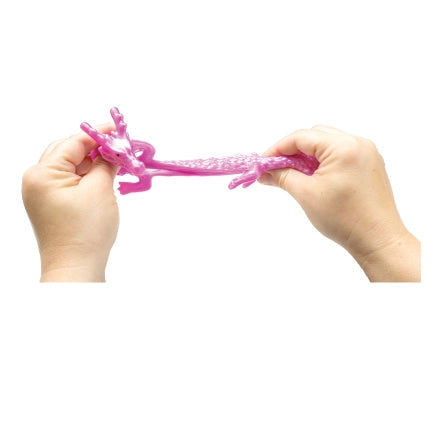 Stretchy Mochi Squishy Toy 10 Inch Metallic Dragon - Sensory Fidget Toy