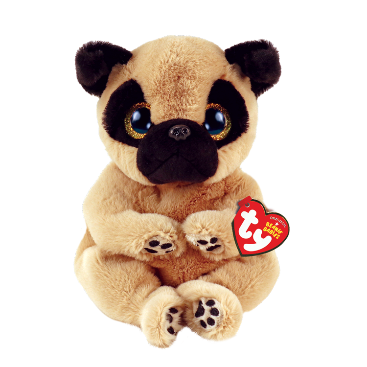 Ty Beanie Bellies 8 Inch Izzy the Pug Plush Toy