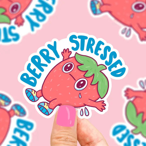 Turtle's Soup Berry Stressed Vinyl Sticker