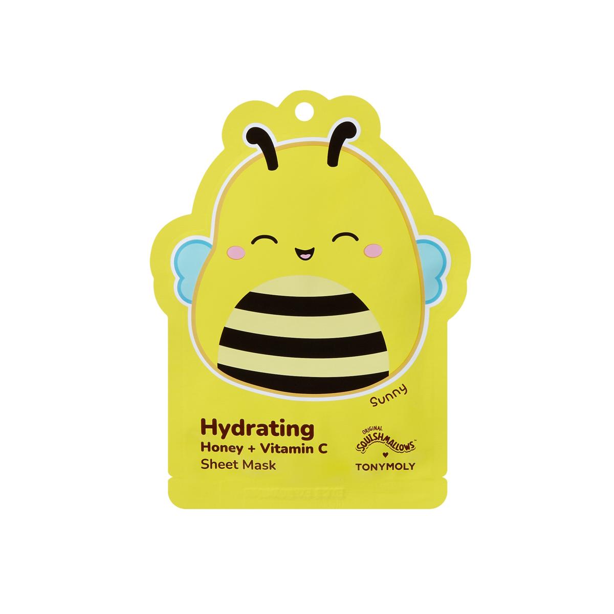 Squishmallow X TONYMOLY Sunny's Hydrating Honey + Vitamin C Sheet Mask