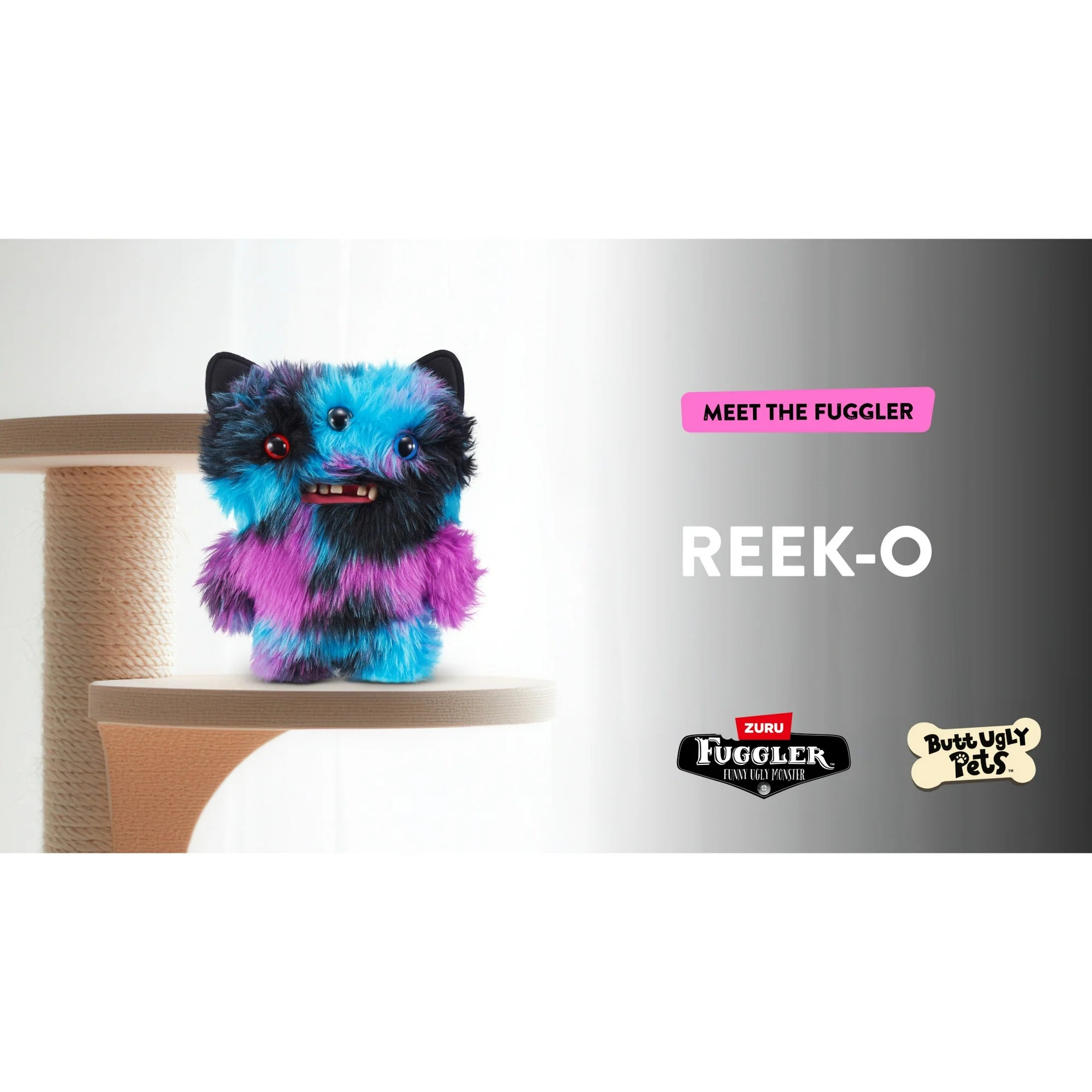 Zuru Fugglers 9 Inch Butt Ugly Pets - Reek-O (Cat)