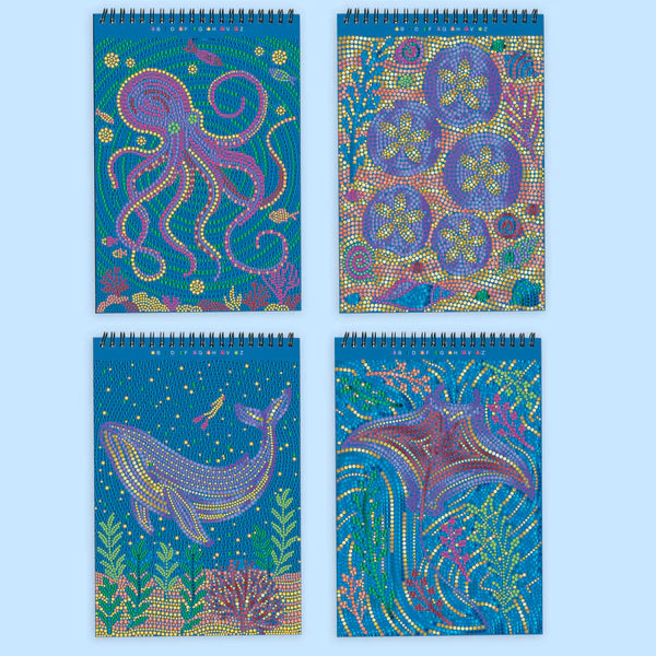Lifelines FlowArt Dot-By-Letter - Into the Deep - Meditative Art