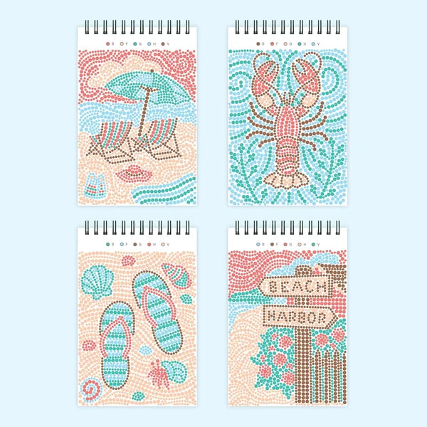 Lifelines FlowArt MINI Dot-By-Letter - Coastal Calm - Meditative Art