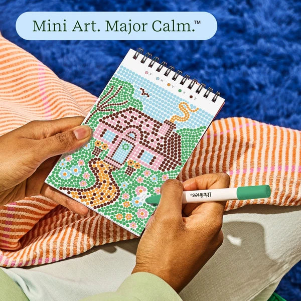 Lifelines FlowArt MINI Dot-By-Letter - Cottage Garden - Meditative Art