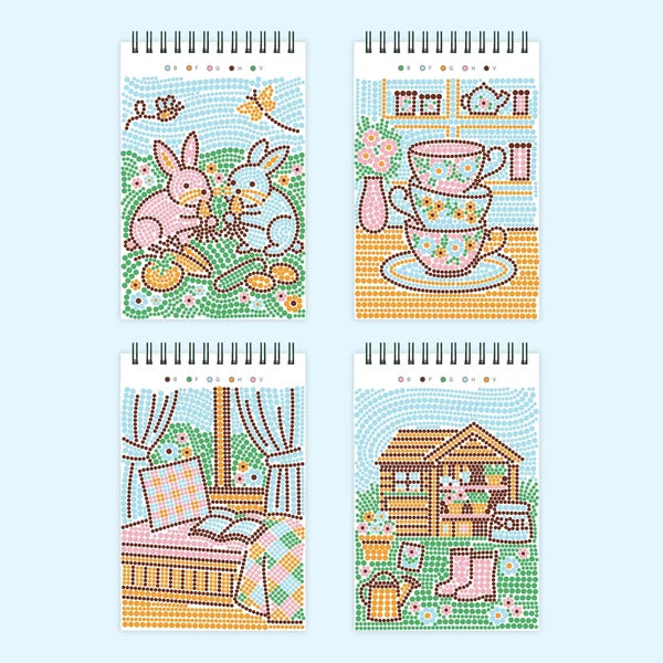 Lifelines FlowArt MINI Dot-By-Letter - Cottage Garden - Meditative Art