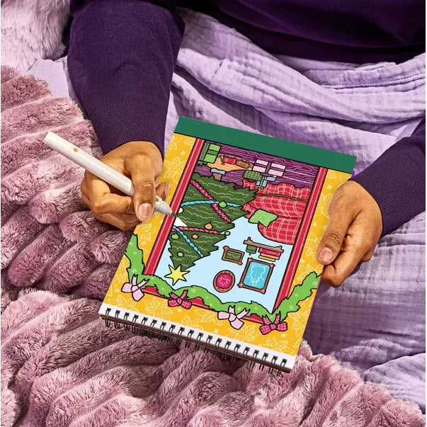 Lifelines FlowArt Color-To-Reveal - Home For The Holidays - Scented Holiday Meditative Art