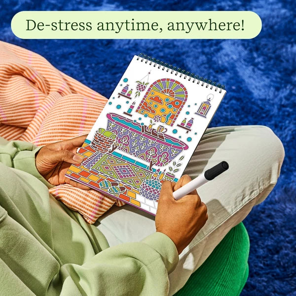 Lifelines FlowArt Trace Within - Peaceful Pause - Meditative Art