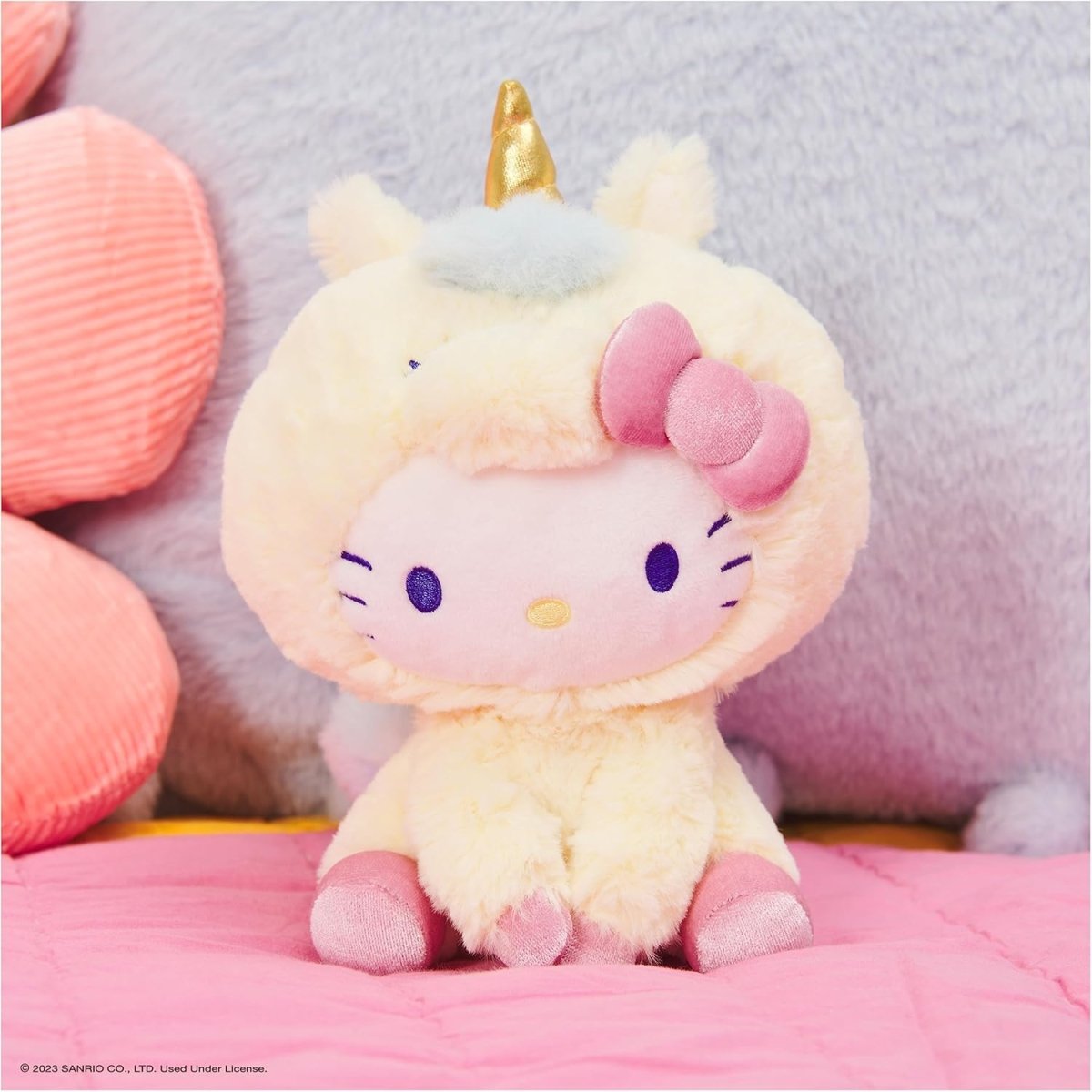 Sanrio 6 Inch Hello Kitty Unicorn Plush Toy by GUND - Owl & Goose Gifts