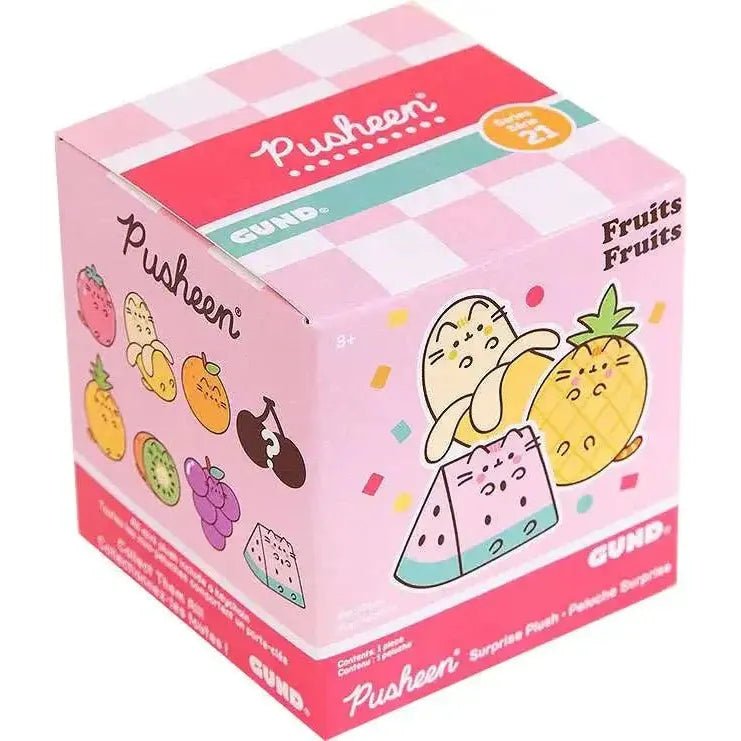 Pusheen 3 Inch Fruit Surprise Mini Plush Clip Blind Box by GUND - Owl & Goose Gifts