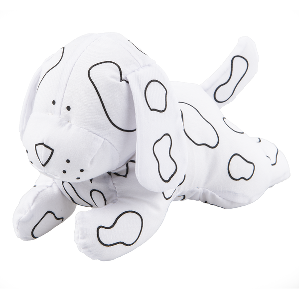 Ganz 7 Inch Mini Coloring Kit - Color Your Own Plush Toy - DOG