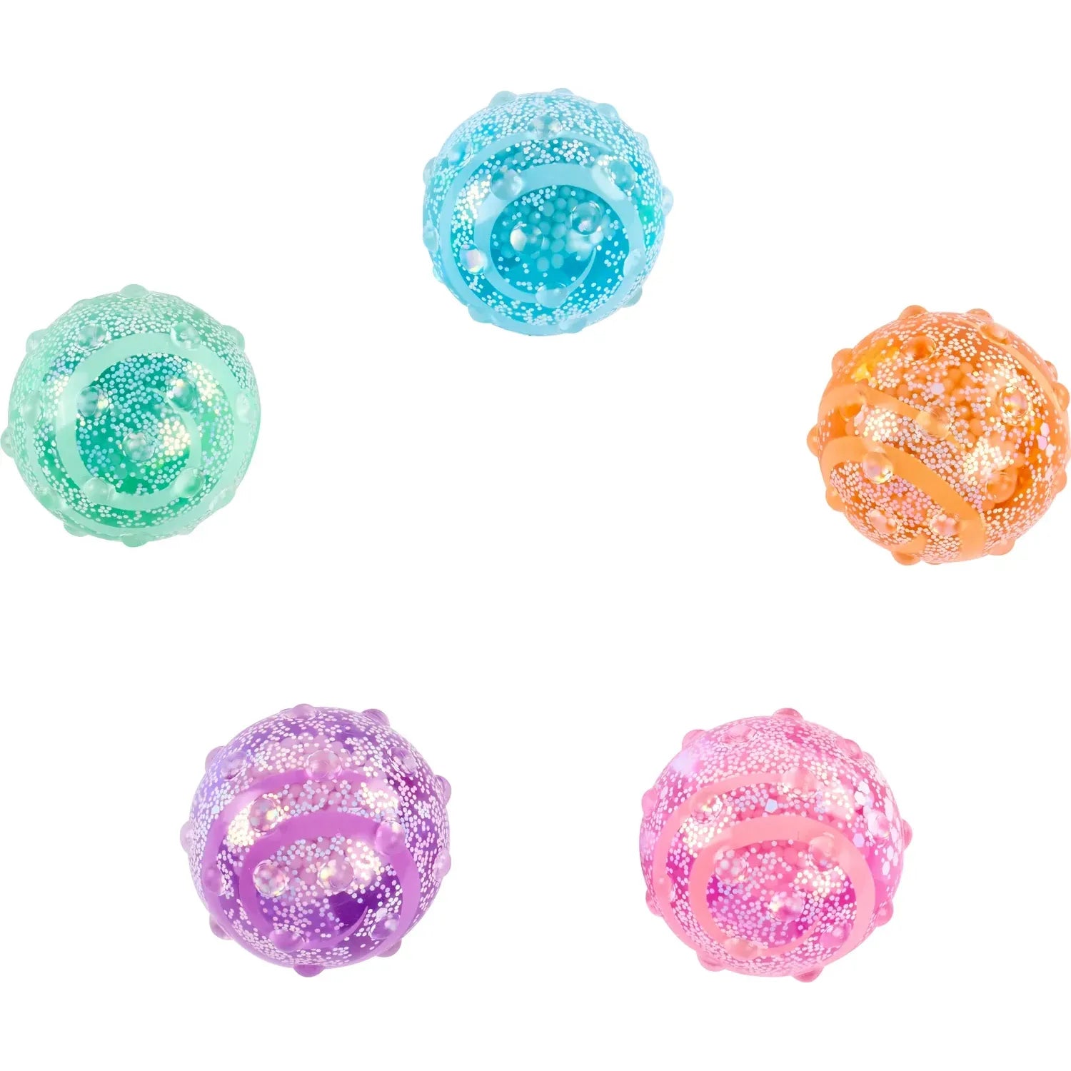J'adore 2.5 Inch Glow Squish Squishy Fidget Sensory Toy - BLUE