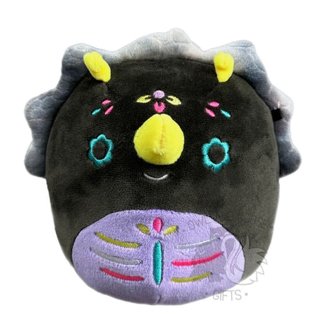 Squishmallow 5 Inch Tetero the Triceratops Day of the Dead Plush Toy