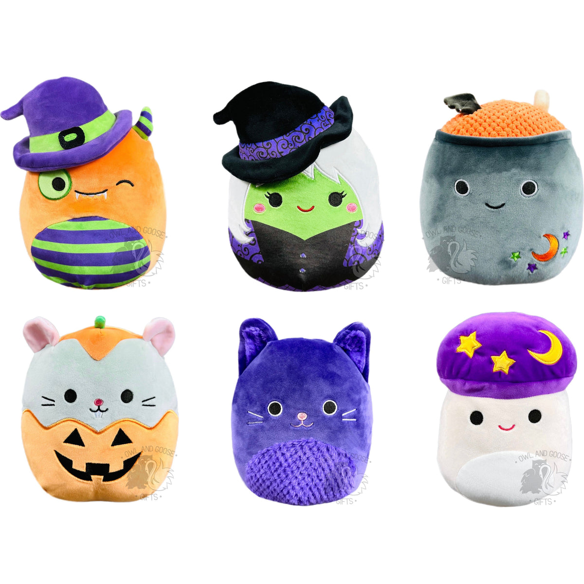 Squishmallow 5 Inch Assortment E Set of 6 - Charlon, Mariposa, Morrison ...