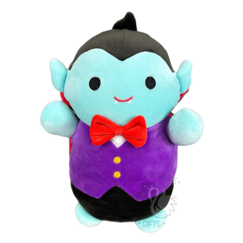 Squishmallow 10 Inch Vince the Vampire Halloween Hug Mees Plush Toy