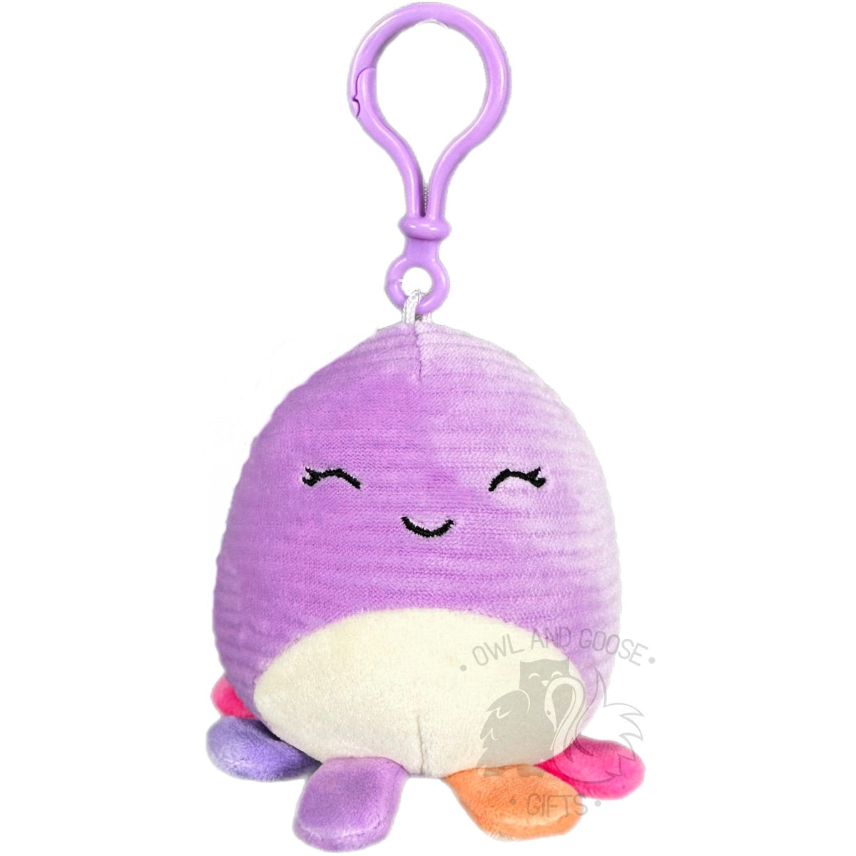 Squishmallow 3.5 Inch Beula the Octopus Squisharoys Plush Clip - Owl ...