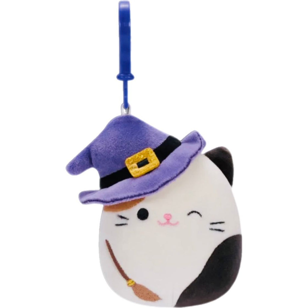 Squishmallow 3.5 Inch Cam the Cat Witch Halloween Plush Clip
