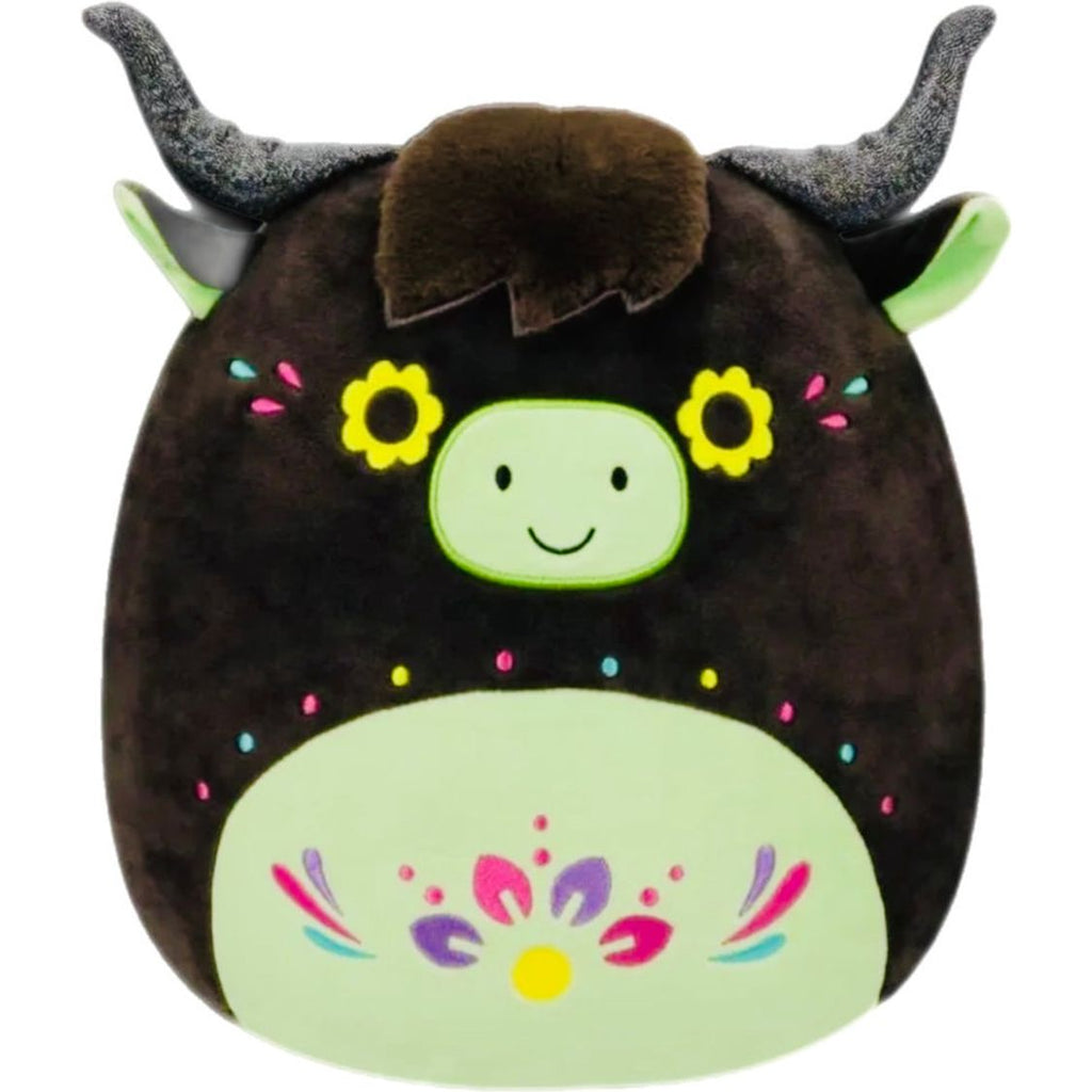 Squishmallow 8 Inch Catrina the Highland Cow Day of the Dead Plush Toy