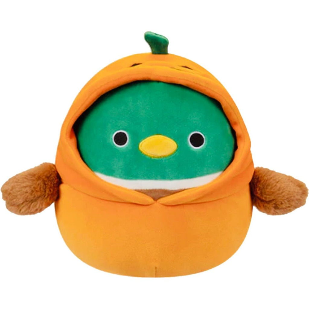 Squishmallow 12 Inch Avery the Duck in Pumpkin Costume Halloween Plush Toy