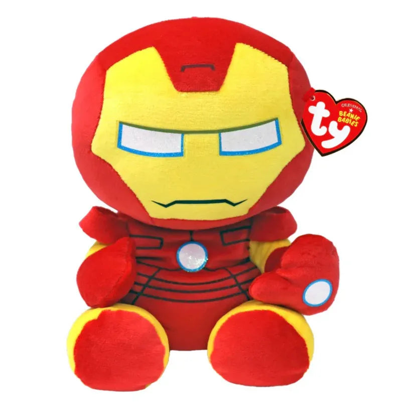 Ty Beanie Babies 12 Inch Medium Iron Man Floppy Marvel Plush Toy