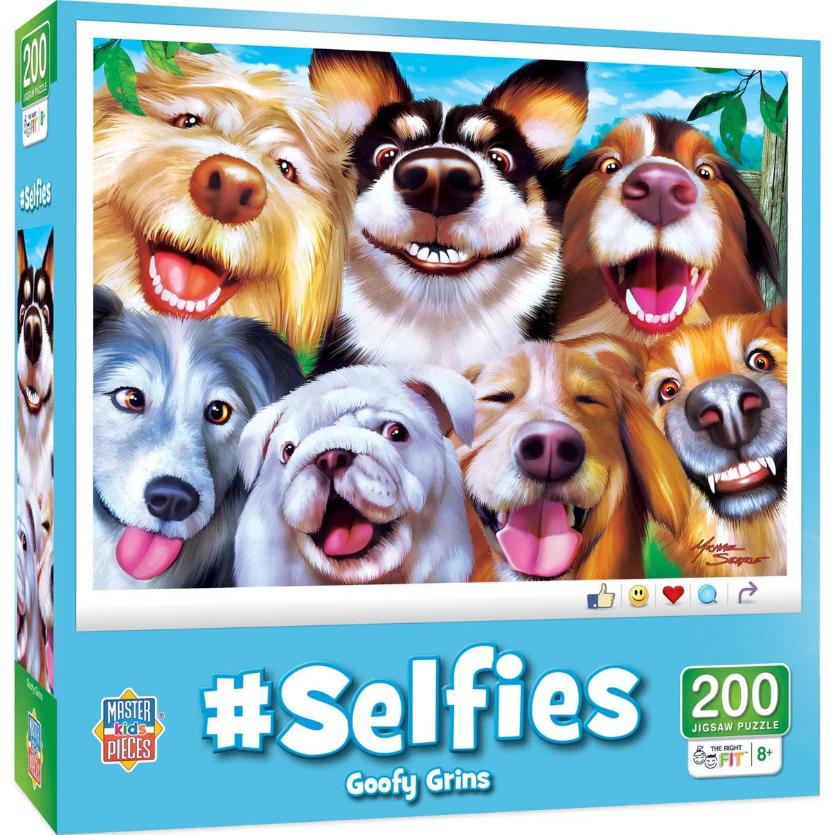 MasterPieces Selfies Goofy Grins - 200 Piece Jigsaw Puzzle