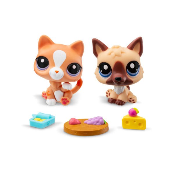 Littlest Pet Shop Pet Pairs Play Set - Shepherd #30 and Cat #34 - Owl & Goose Gifts