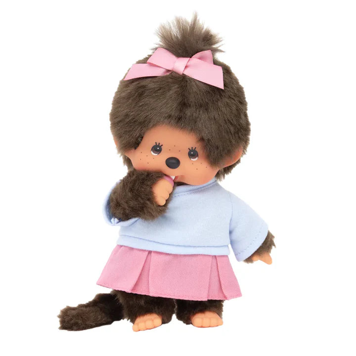 Monchhichi 8 Inch Skirt Girl Plush Doll Toy