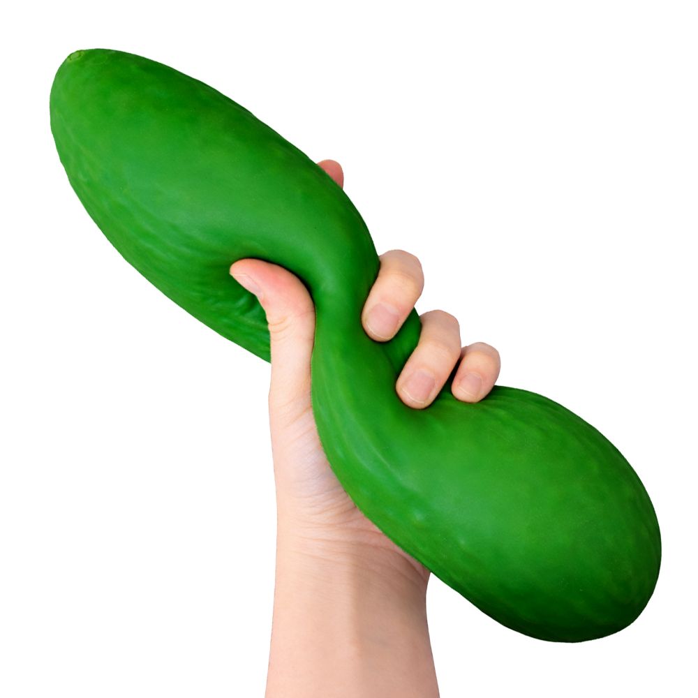 Keycraft 12 Inch Big Squij Cucumber Jumbo Squishy Sensory Fidget Toy