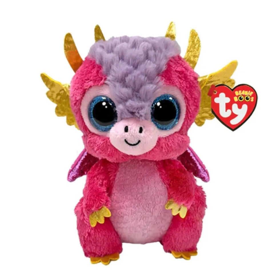 Ty Beanie Boos 8 Inch Mia the Dragon Plush Toy
