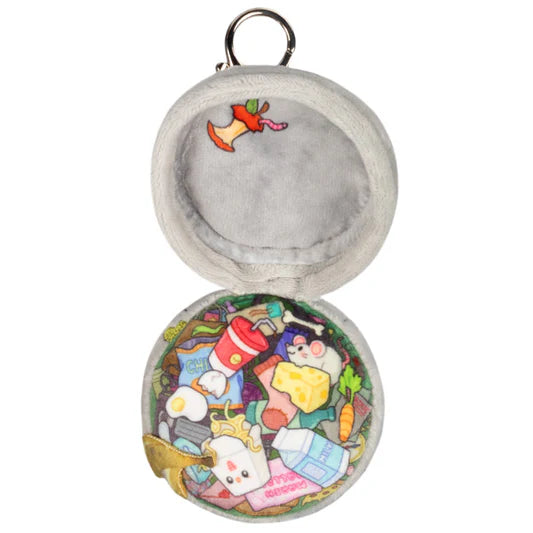 Squishable 4 Inch Micro Trash Can Plush Clip