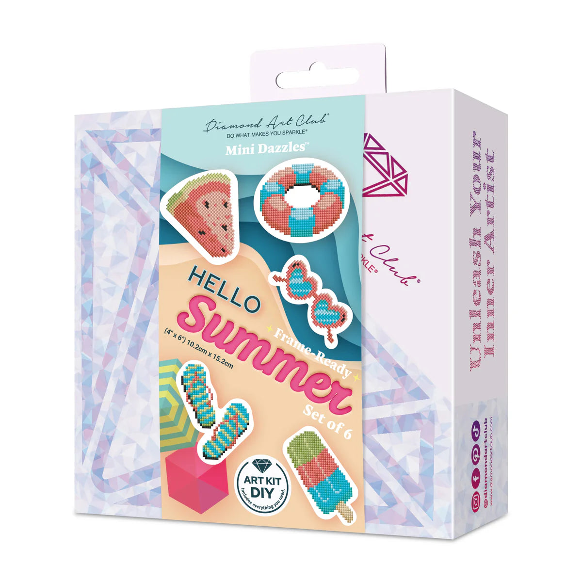 Diamond Art Club Mini Dazzles - Hello Summer Diamond Painting Kit