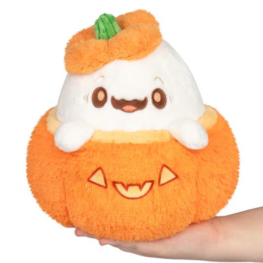 Squishable 9 Inch Mini Pumpkin Ghost Halloween Plush Toy