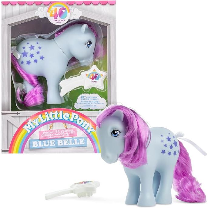 My Little Pony 40th Anniversary Original Ponies - Blue Belle - Owl & Goose Gifts
