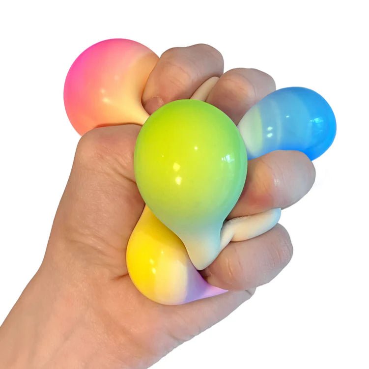 Nee Doh Magic Color Egg 2.5 Inch Easter Squish Ball Fidget Toy - Owl & Goose Gifts