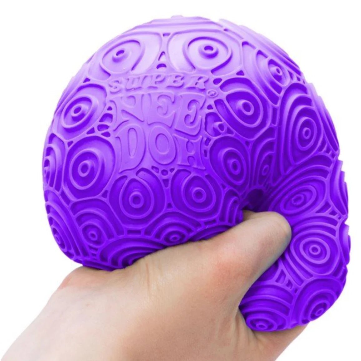 Super Nee Doh Ripples 4.5 Inch Squish Ball Fidget Toy - Owl & Goose Gifts