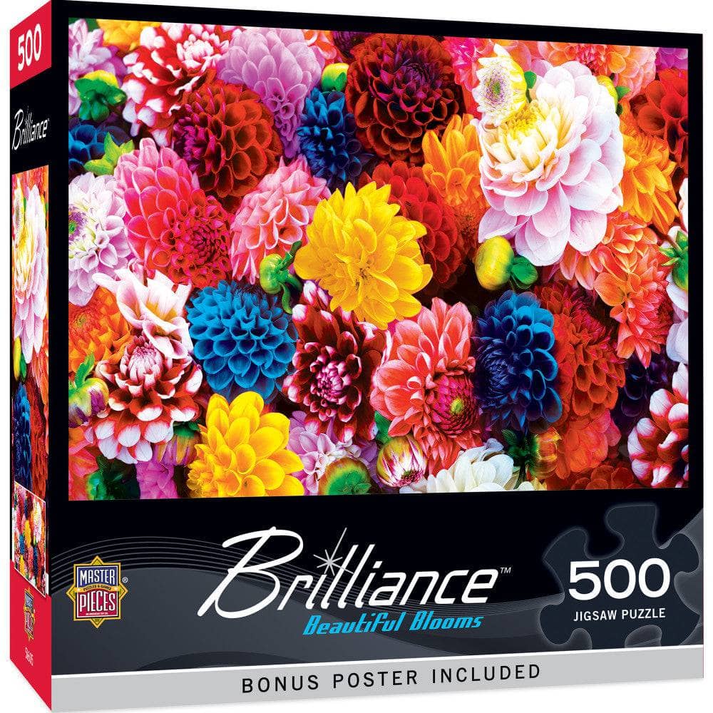 MasterPieces Brilliance Beautiful Blooms - 500 Piece Jigsaw Puzzle